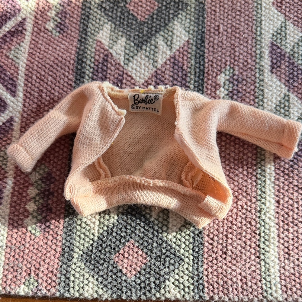 Barbie Light Pink Knit Cardigan